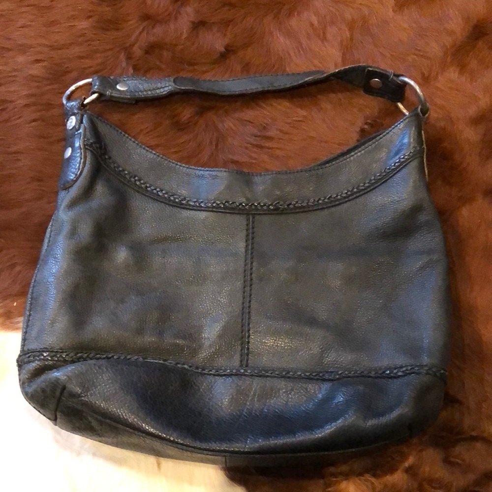 Lucky Brand Black Hobo Bag